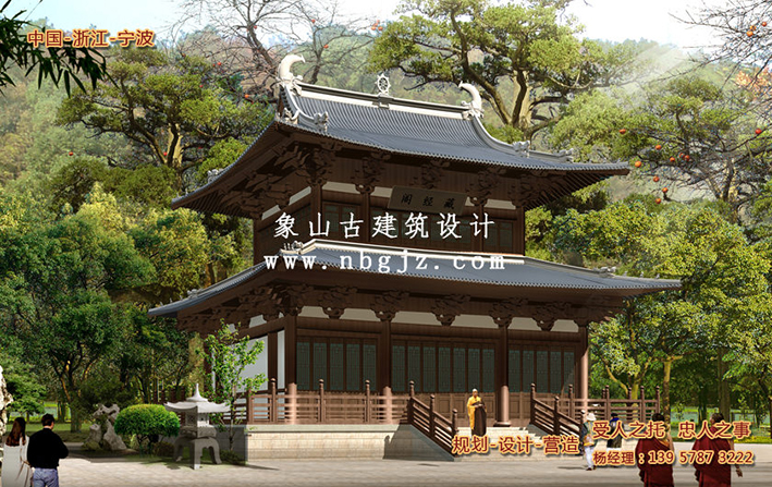 現代寺廟建筑規劃設計方案水月禪寺