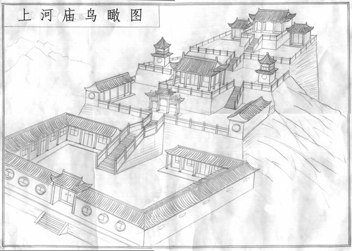 傳統寺廟規劃設計及寺院圖紙分析